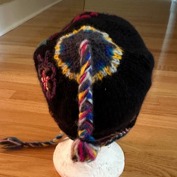 Sherpa Wool Hat Kathmandu Imports Womens 100% Wool - Picture 6 of 16